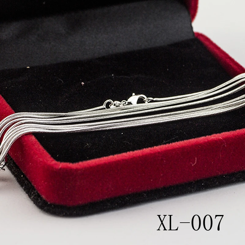 

1ps Promotion! wholesale 925 silver necklace, 925 silver fashion and beautiful jewelry Snake Chain 1.2mm Necklace 16-30inch