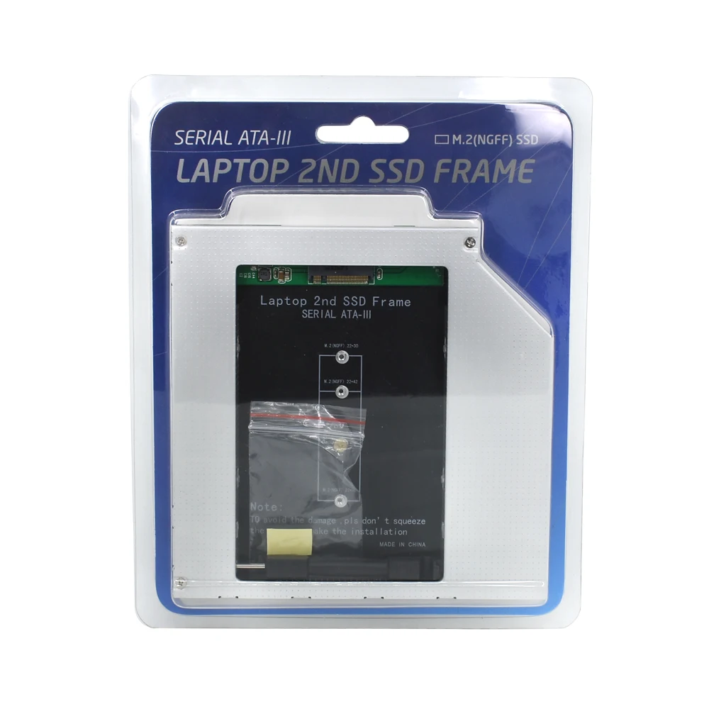 Адаптер TISHRIC для жесткого диска DVD HDD 2 5 чехол ноутбука m.2 M2 NGFF SSD 2nd Caddy 12 7 мм SATA 3 0