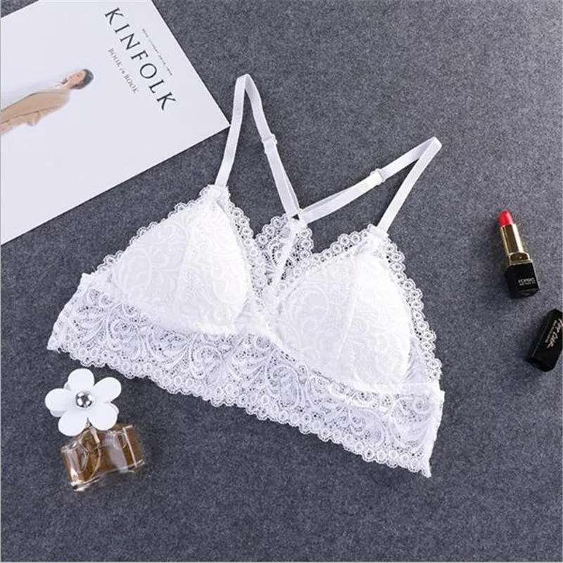 

Sexy Lace Bralette Tube Tops Bandeau Summer Women Lace Bra Tanks Crop Tops