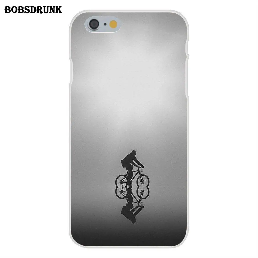 EJGROUP Мягкий Силиконовый ТПУ прозрачный крутой лучший чехол для iPhone 4 4S 5 5C SE 6 6 S 7 8 Plus X велосипедный велосипед Велоспорт