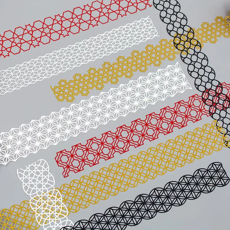 

Japanese Hollow Lace Washi Tape Hand Account Album Decorative Material Sticker Creativity Diy Scrapbooking