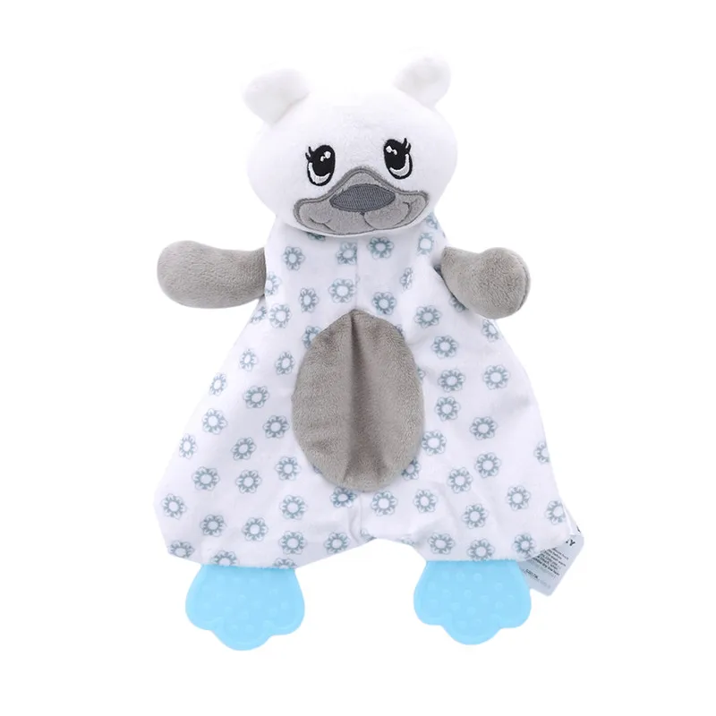 Плюшевые игрушки в виде животных спящий плюшевый нагрудник удобное одеяло