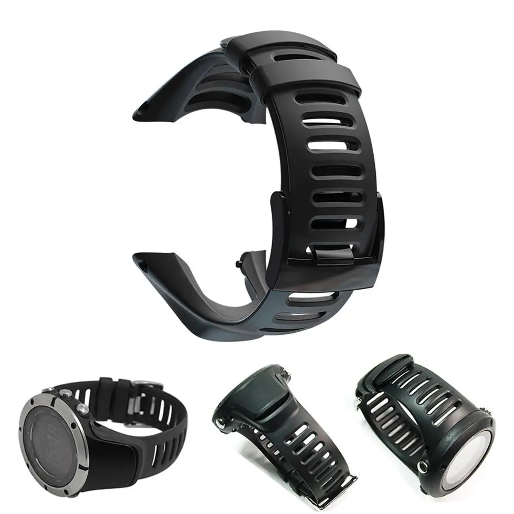 Сменный резиновый ремешок для часов Suunto Ambit 1/2/2 S/2R/3 мягкий ремешок для часов Suunto Ambit 2 S, 2R/3 Sport/3 Run/3 пиковый