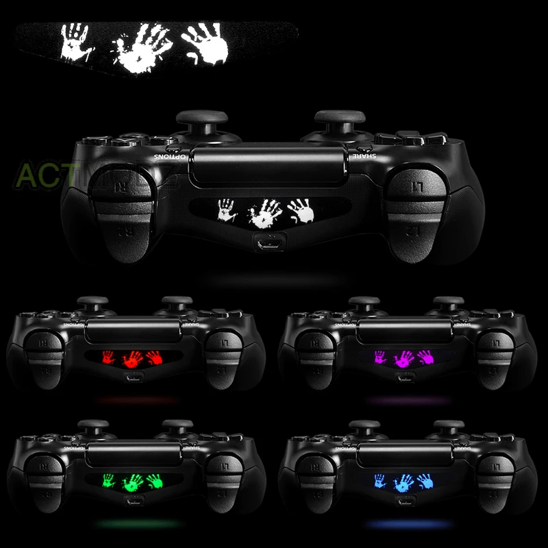 Череп босс 30 шт. световая панель крышка наклейка для PS4 Slim Pro контроллер