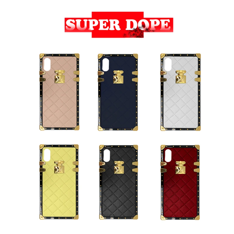 Роскошный кожаный чехол для телефона Superdope iPhone 6 6s 7 8 Plus чехлы с блестками X XS XR MAX eye