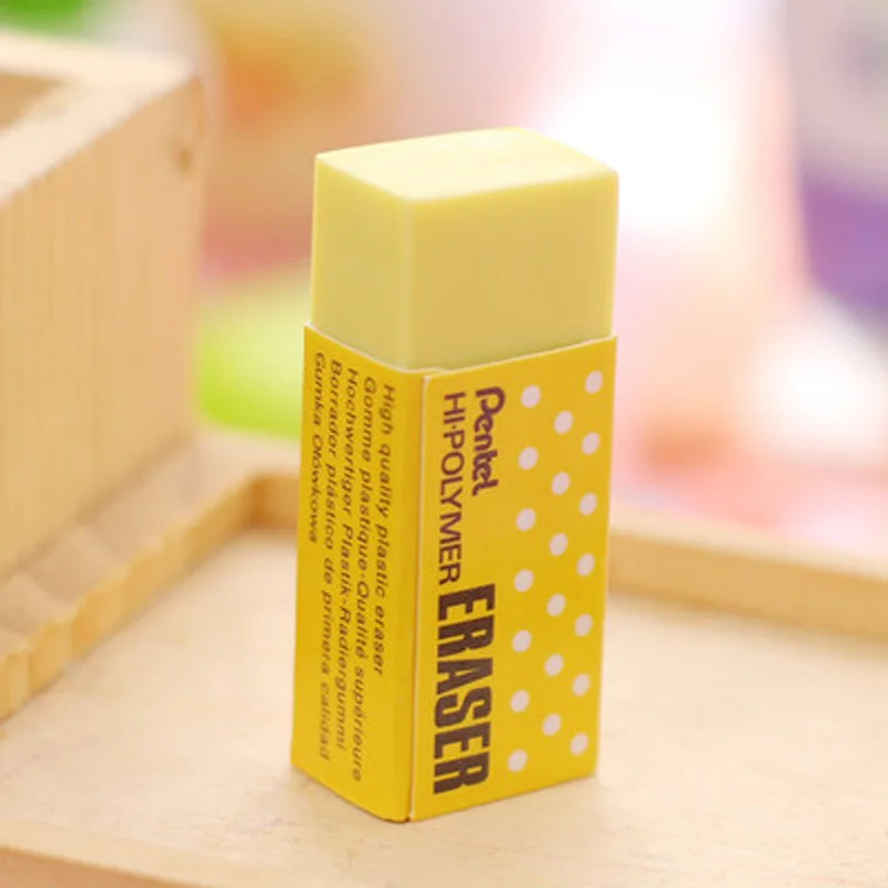 4pcs yellows Pentel 4 шт. милый ластик ZEH-05 цвет конфеты дети студентов рисунок карандаш тест специальный ластик нетоксичный безопасности - Цвет: 4pcs yellows