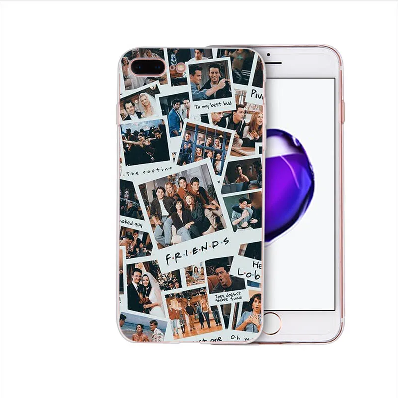 Мягкий чехол для телефона iPhone 7Plus 8X6 6S Plus 5 5S SE XS MAX XR друзья ТВ шоу Забавный
