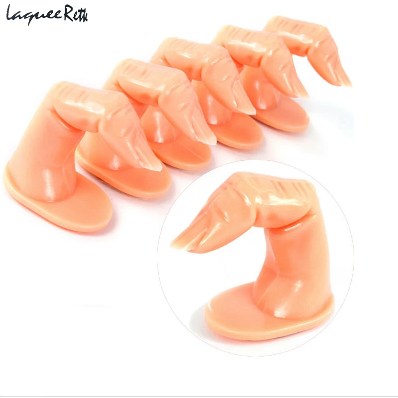 5 шт. Практика Finger Mode lHalf cover натуральный цвет акриловый УФ гель французский Ложные