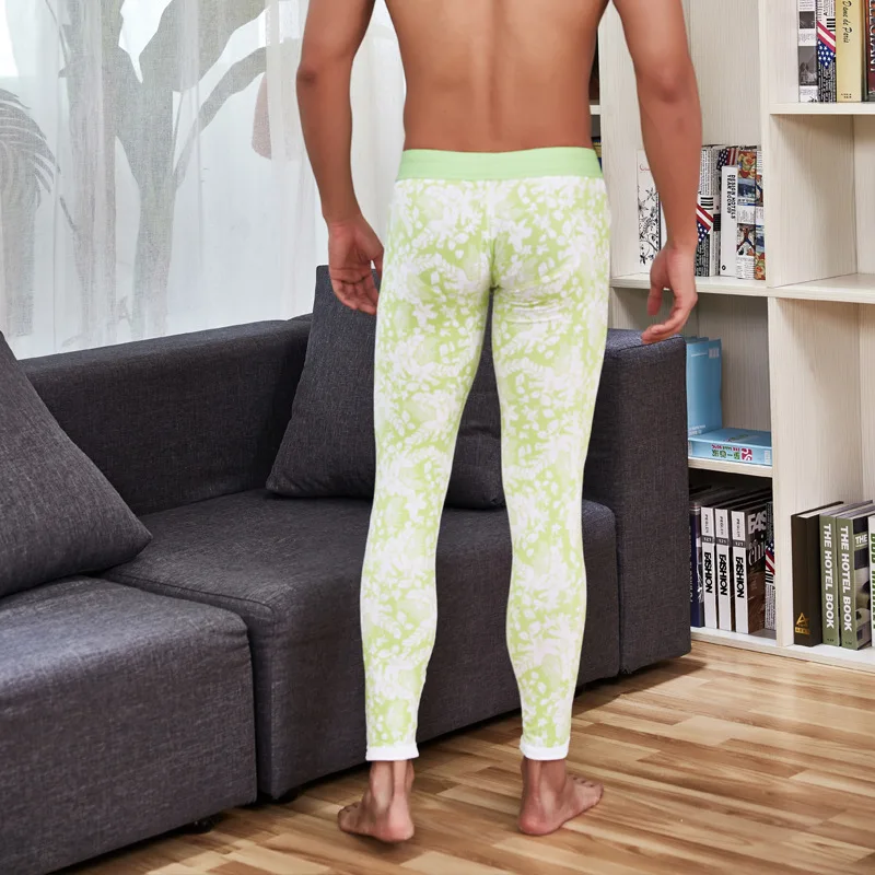 Для Мужчин's Seeinner хлопок теплый Леггинсы для женщин пикантные термобелье