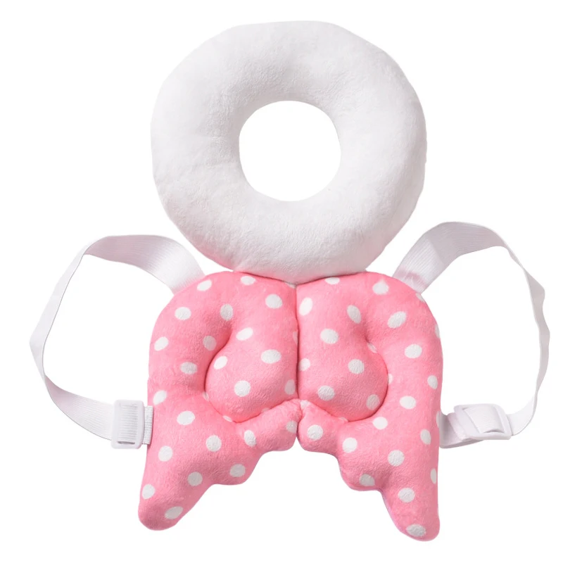 Infant Toddler Guard Pillow Stuffed Baby Back Protector Safety Harness Headgear Cartoon Wings head Cute | Мать и ребенок