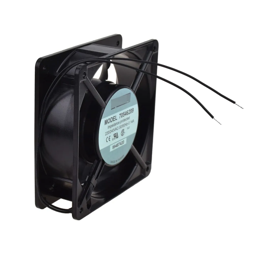 Для Crouzet 70546289 99487420 120*120*38 мм 220V 0.14A Вентилятор охлаждения 2 провода видео телефон