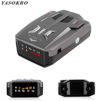 auto car radar signal detector englishrussian for vehicle v9 speed voice alert warning 16 band led display detector