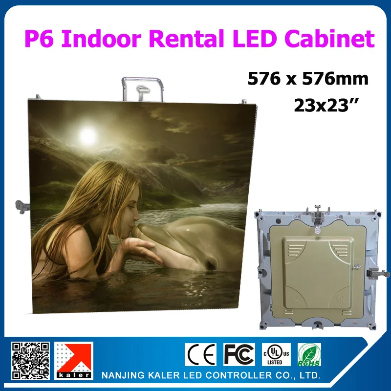 TEEHO 576*576mm 23x23inches indoor p6 led display 1/16 scan rental aluminum cabinet for big video wall wedding event | Электронные