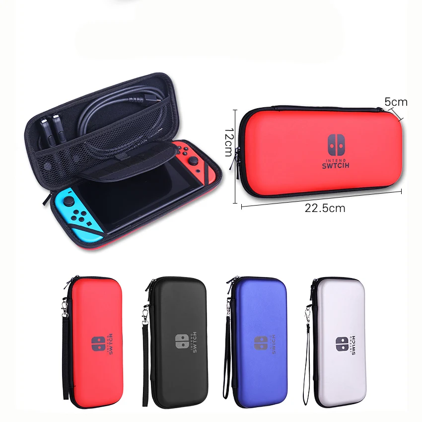 Yoteen nintendo сумка switch EVA Жесткий чехол с ручной полосой слот для карт NS защитный чехол кабель аксессуары сумка