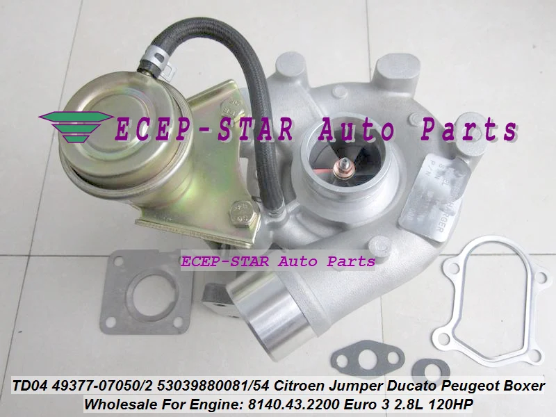 Турбокомпрессор Turbo TD04 53039700081 53039700054 49377 07050 07052 для Citroen Jumper Fiat Ducato Peugeot Boxer л|turbo