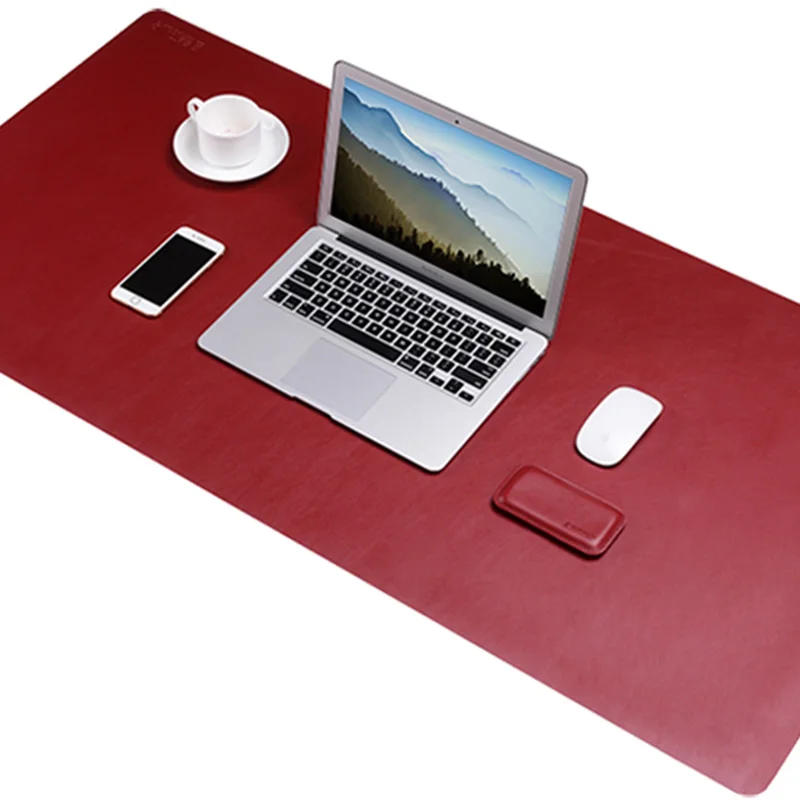 Bestjing 120x60cm PU Leather Gaming Mouse Pad Double Sided Design Computer Laptop Table Desk Protector For Office &amp Home | Компьютеры и