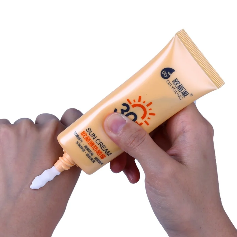 Солнцезащитный крем SPF 30 + для лица Водонепроницаемый увлажняющий с защитой от