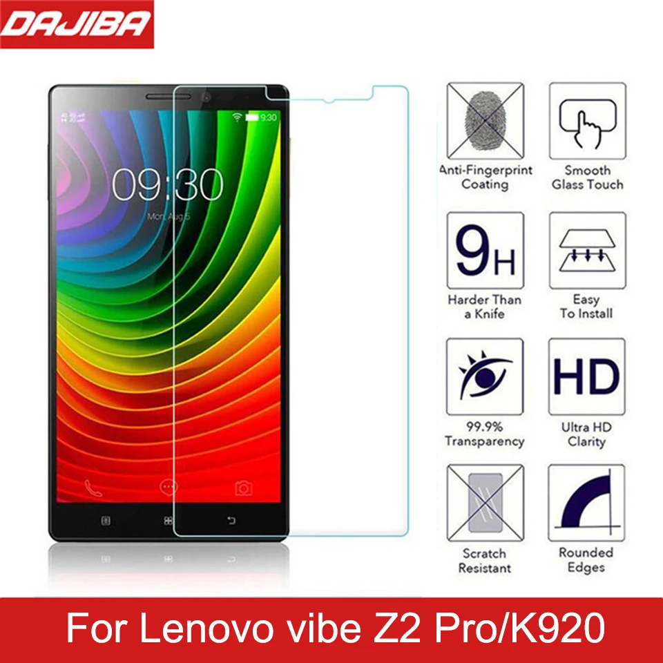 Закаленное стекло для lenovo Vibe Z2/Z2 Pro/Z2Pro/K920/Z2w 5 6 0 дюймовый защитный экран 9 H