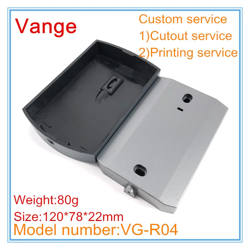 5pcs/lot molding injection junction box IP54 ABS plastic case enclosure diy 120*78*22mm for door access control card from China |