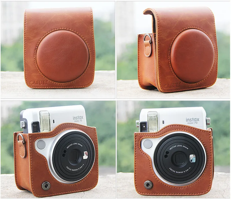 Винтажный чехол для камеры из искусственной кожи Fujifilm Instax Mini70 ретро защитный