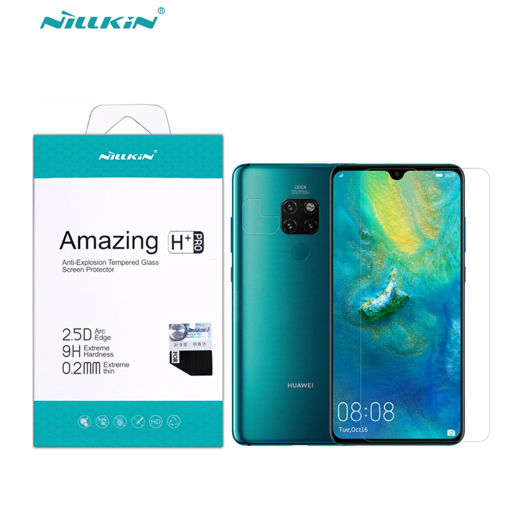 Защитное стекло Nillkin Amazing H + Pro закаленное 0 2 мм 2.5D для Huawei Mate 20 пленка камеры в