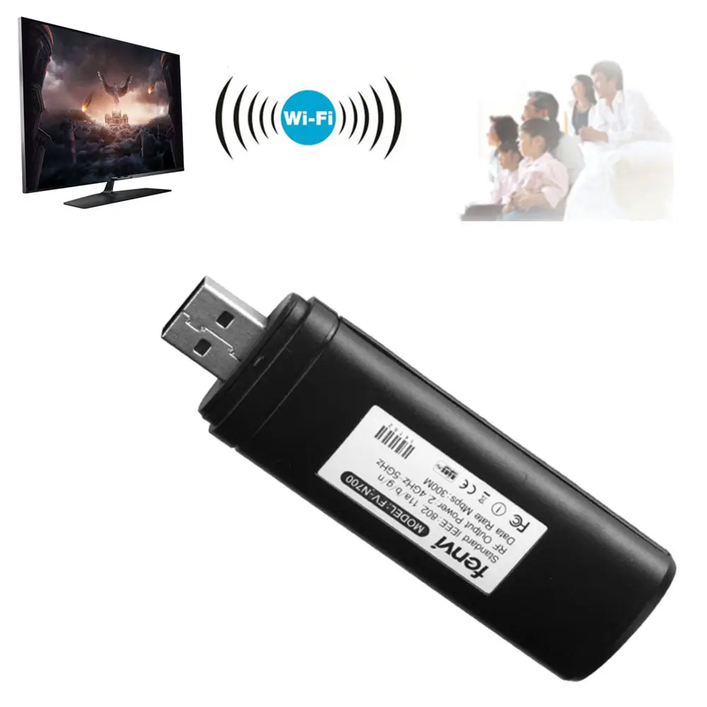 Высокое качество Подробная информация о 1x USB беспроводной адаптер LAN Wi Fi модем для
