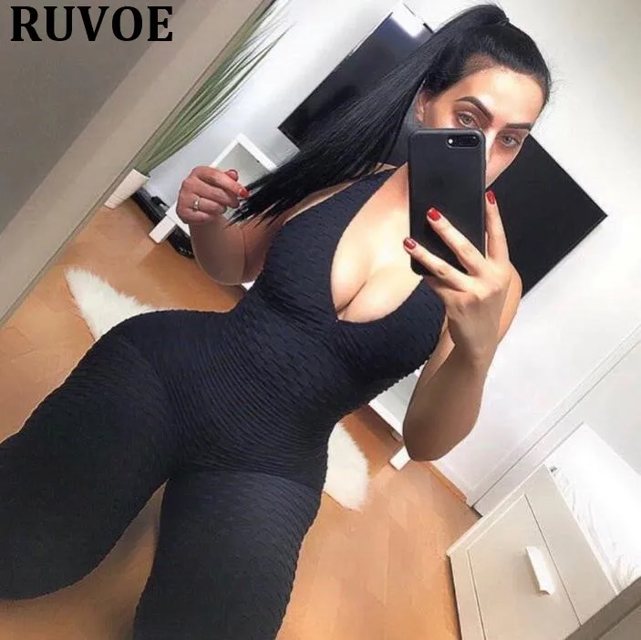 Sports Jumpsuits Backless Sportswear Fitness Tight Women's Tracksuits Sport Running Set Sets Workout Clothes Gym Clothing | Женская