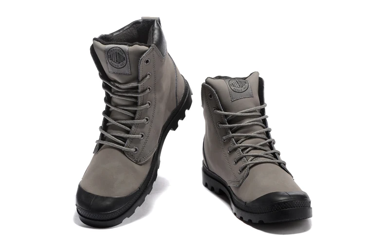 PALLADIUM Pampa/однотонные мужские ботильоны Ranger TP 75564; удобные высококачественные мужские повседневные ботинки на шнуровке; размеры 39-45