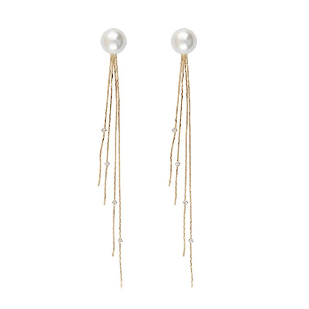 

Charm Long Earrings New Listing Fashion Chain Tassel Earrings