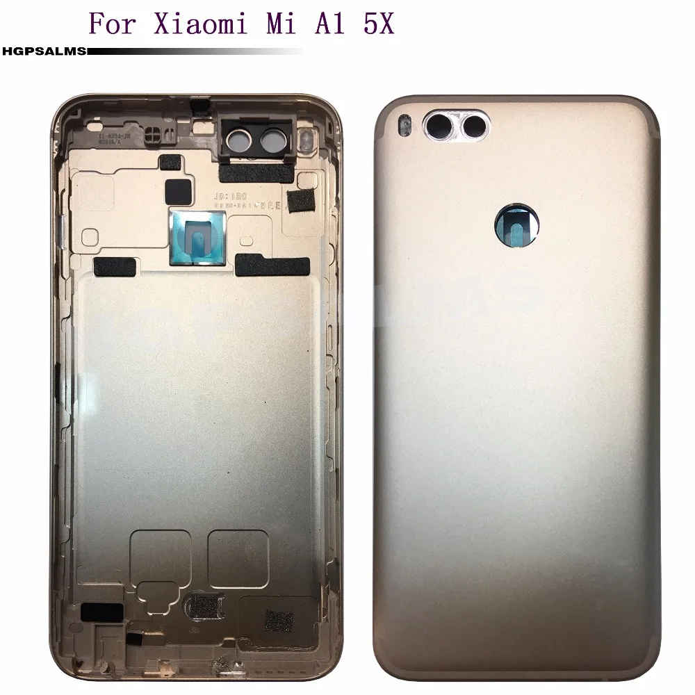Для Xiaomi Mi A1 5X задняя крышка батарейного отсека с кнопкой громкости питания камеры