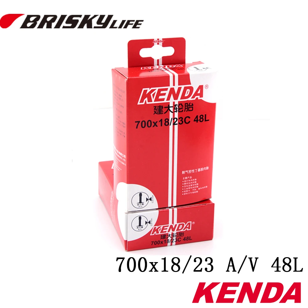 Free shipping Hot sales Kenda tubes 700x18/23 schrader valve 48mm for road bikes | Спорт и развлечения