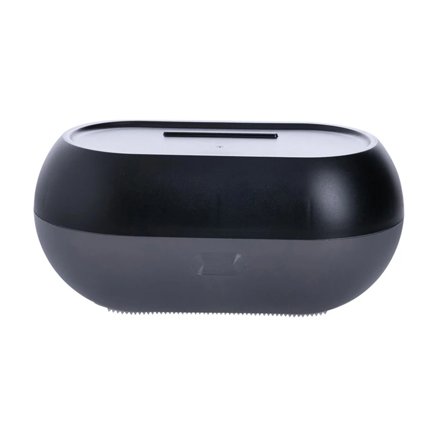 

Wall-mounted Waterproof Paper Holder Box Punch-free Roll Paper Tissue Container Case Storage Rack for Bathroom Toilet Household