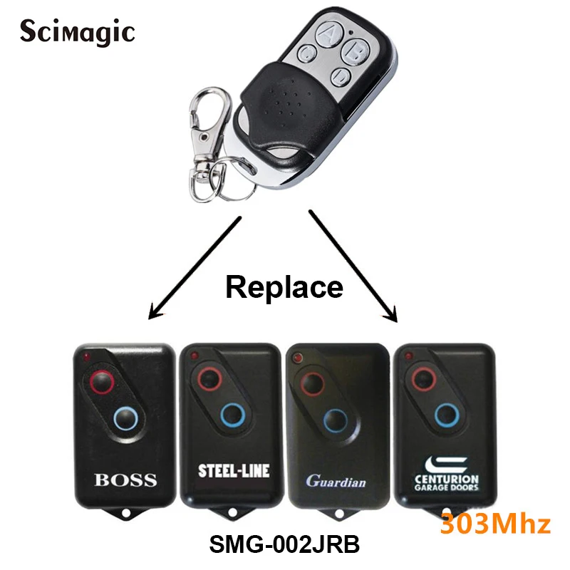 

BOSS BHT4 2211-L / GUARDIAN / LYNX / STEEL LINE 303mhz compatible remote control