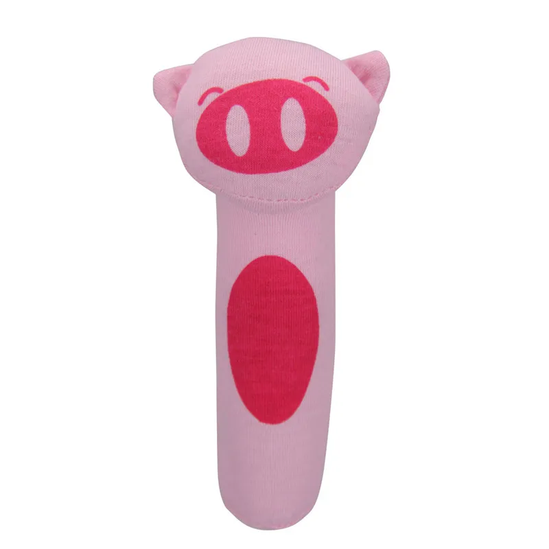 

CIKOO Cotton Baby Toy plush Bibi stick Soft Rabbit Cat tiger Plush Doll Baby Crib Bed Hanging Animals Multifunction Doll Kids