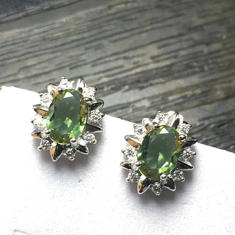 Женские серьги пусеты CSJ из стерлингового серебра 925 пробы|Серьги-гвоздики| |