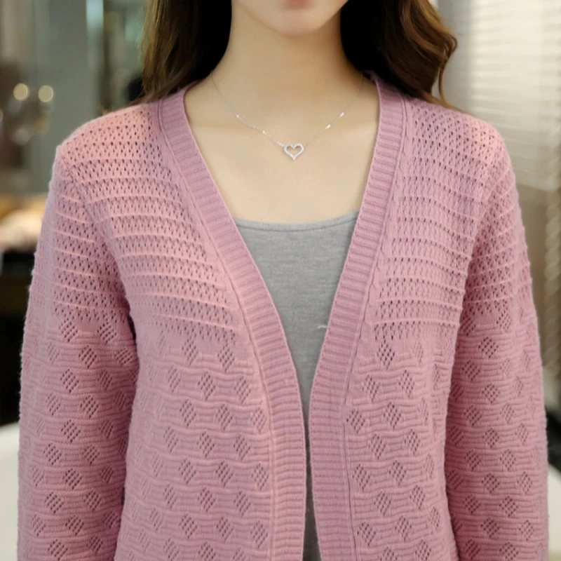 Женский длинный кардиган вязаный с длинным рукавом Осень зима 2021|knitted cardigans for