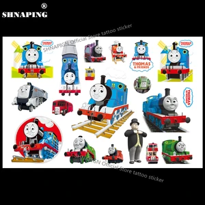 SHNAPIGN поезд Томас автомобиль самолёт детская временная татуировка боди-арт флеш-Татуировка наклейка s водостойкая хна Татуировка стикер