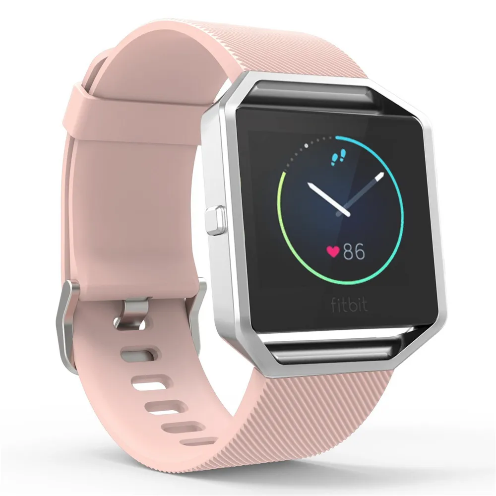 Мягкий силиконовый ремешок TORQUILA для Fitbit Blaze, Смарт-часы для фитнеса, регулируемый дышащий сменный светильник, спортивный ремешок