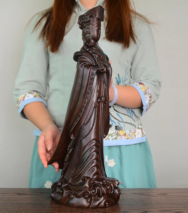 Редкий-50 см домашний эффективный защитный талисман богиня Мазу матсу моря ручная