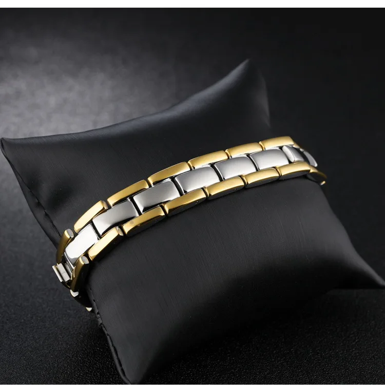 

Fashion Men's Trendy Magnetic Bangles Bracelets For Women Titanium Steel Charm Men Bracelet Jewelry for Couple
