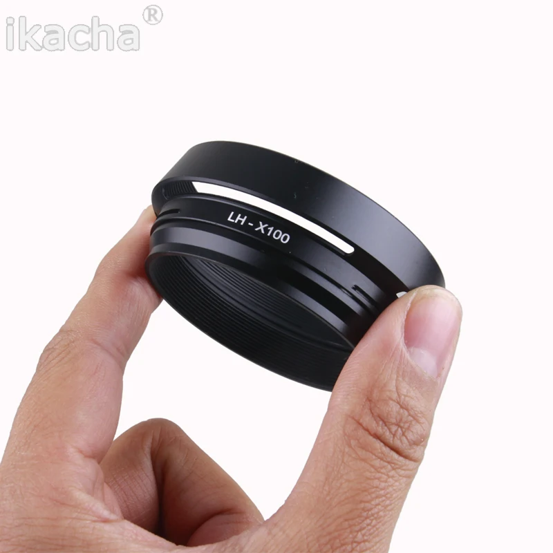 Черная Камера металлическая LH-X100 бленда объектива 49 мм для FUJIFILM X7/X100/X100S/X100T/X100F заменяет LH-X100 кольцо-адаптер