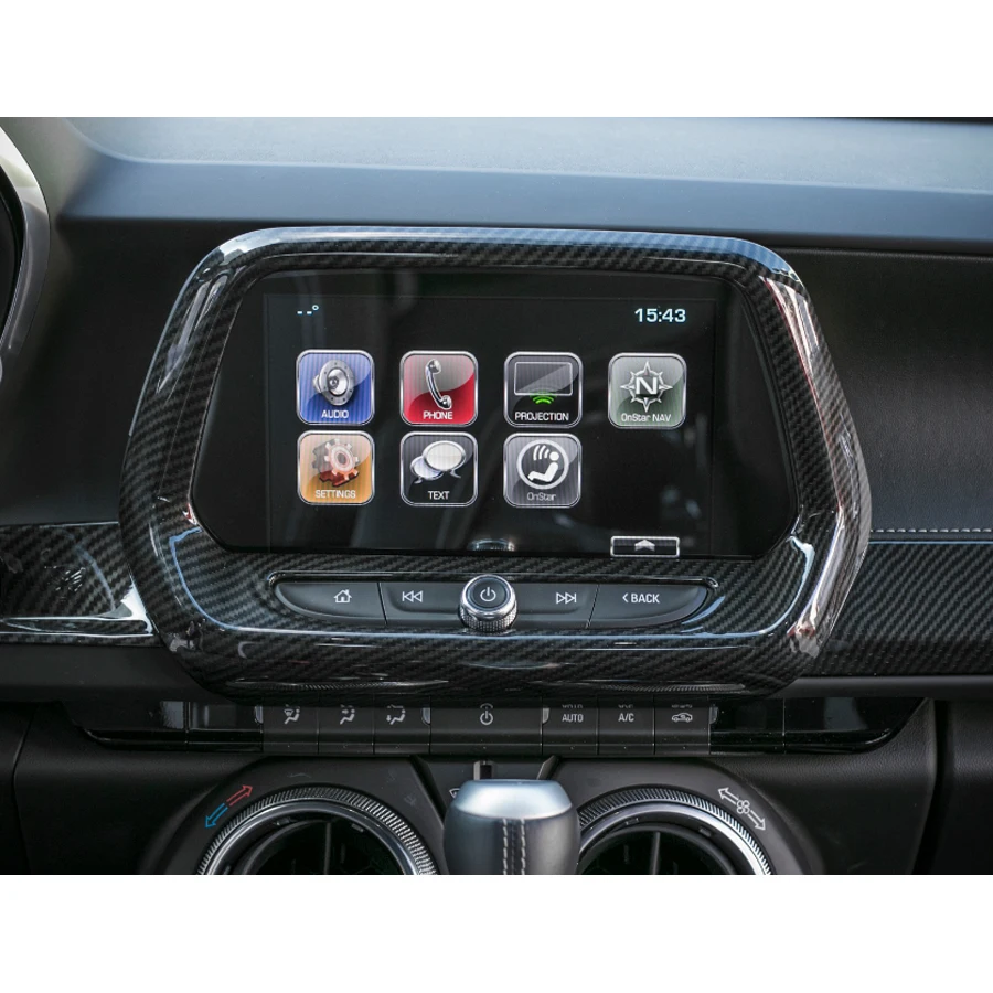 Автомобильная интерьерная навигация GPS рамка отделка Обложка стикер для Chevrolet