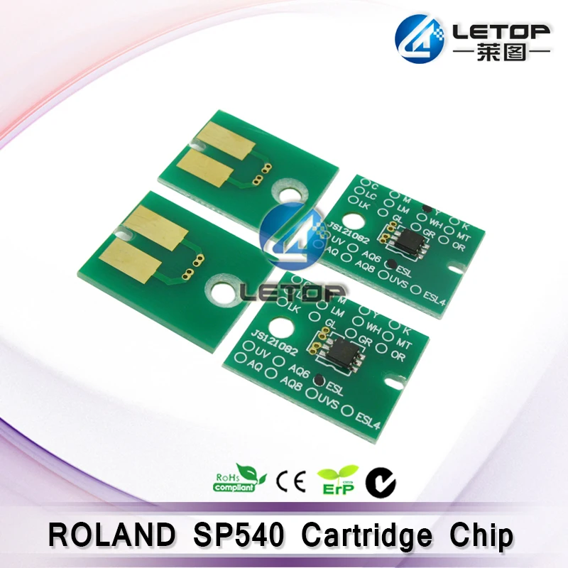Высокое качество! Чипы для чернильного картриджа Roland SP540 C/M/Y/K|Детали принтера| |