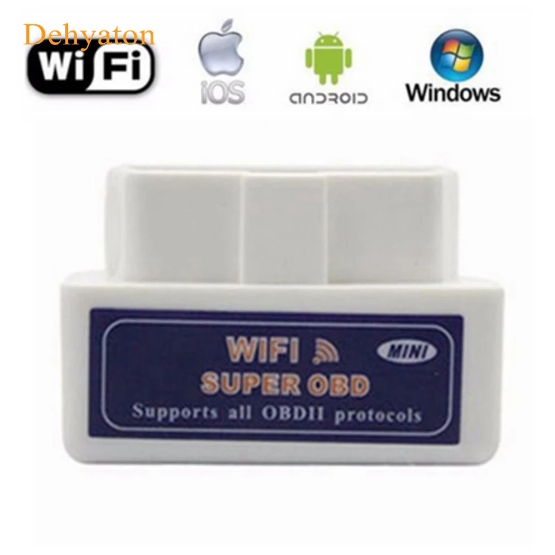 Автомобильный диагностический сканер Dehyaton Super Mini Wifi ELM327 Real V1.5 OBDII ElM 327 OBD2