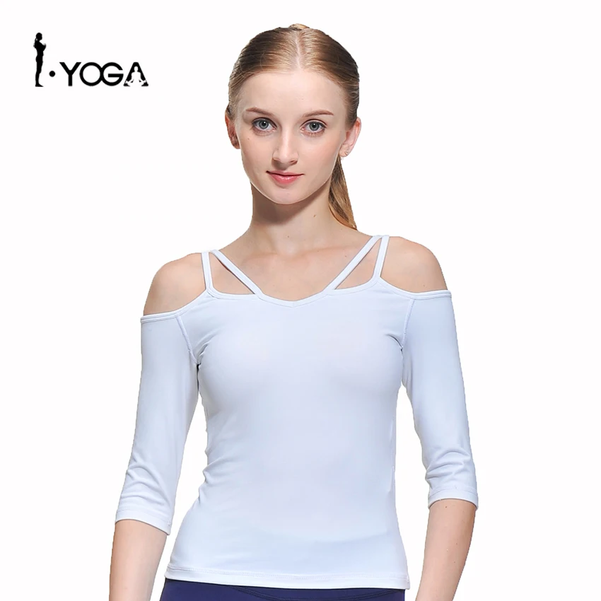 Женская Спортивная футболка с коротким рукавом модель CXT009|fitness yoga|tank top yogat-shirt yoga |