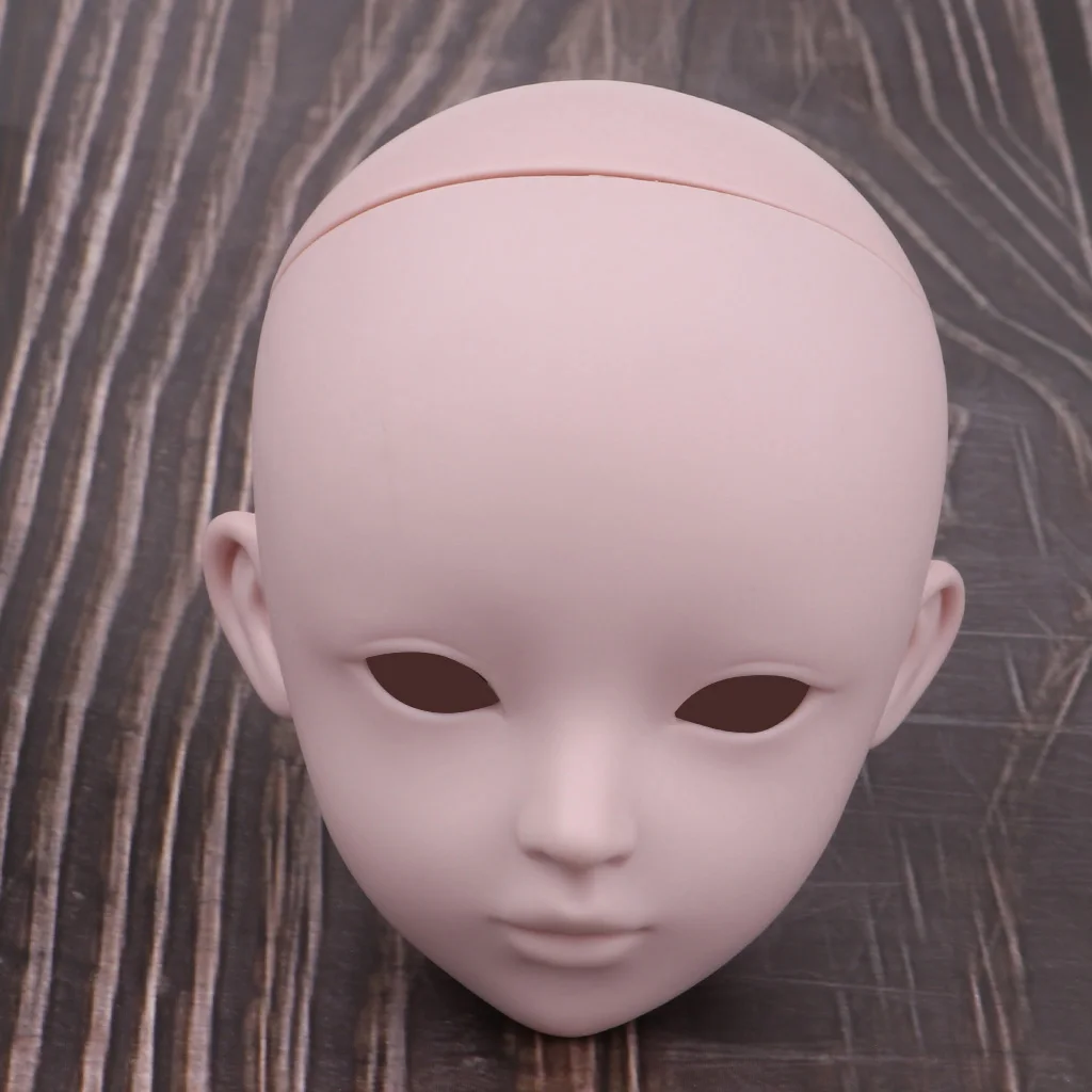 

1/3 BJD Head Sculpt Doll Body Parts Custom DIY Making - Can Change Eyes, Facial Make Up Jointed Dolls Head