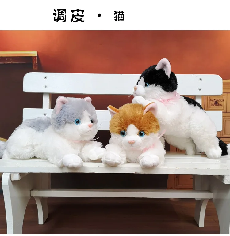 Millffy, 1 шт., новинка, 15-40 см, имитация кошки, кукла, плюшевая игрушка, японская кошка, плюшевая подушка, подушка для сна, подарки для девушки