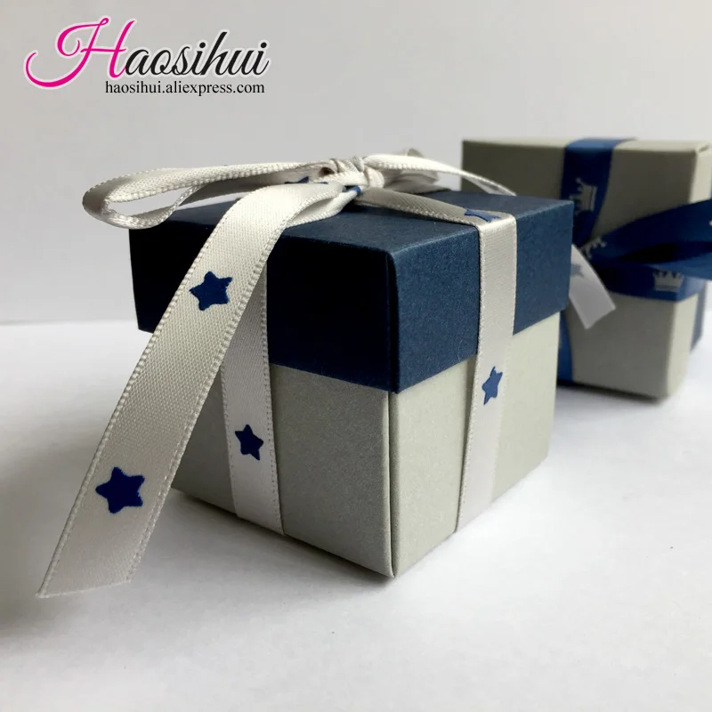 Новая классическая лента с узором из 5 звезд haosihui 25 шт./лот + маленькая коробка для