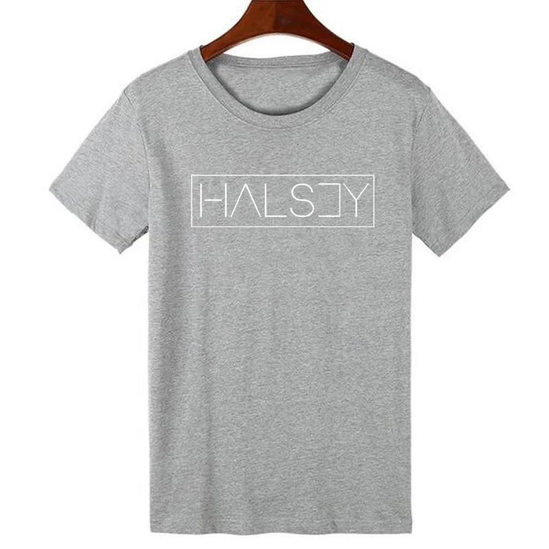 Pkorli женская футболка Halsey с буквенным принтом хлопковая Повседневная забавная