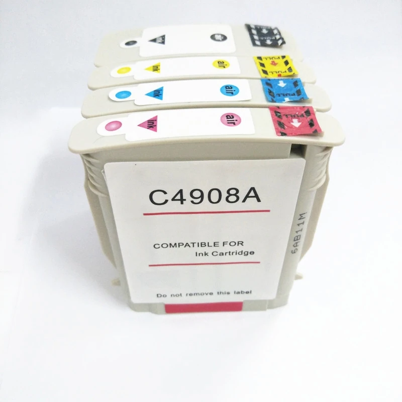 Совместимый сменный чернильный картридж Vilaxh 4pk 940xl для HP 940 hp 8000 8500 C4907A C4908A C4909A с